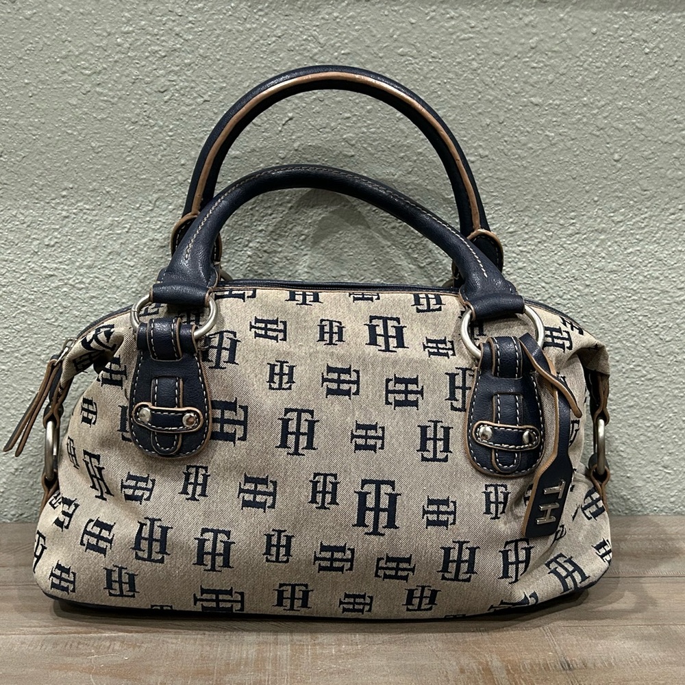 Vintage Authentic Tommy Hilfiger Satchel Handbag